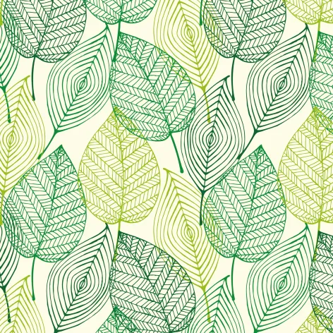 Transfer Sheets; Green Leaves - Bag of 30